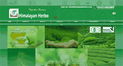 Desktop Screenshot of himalayanherbo.com
